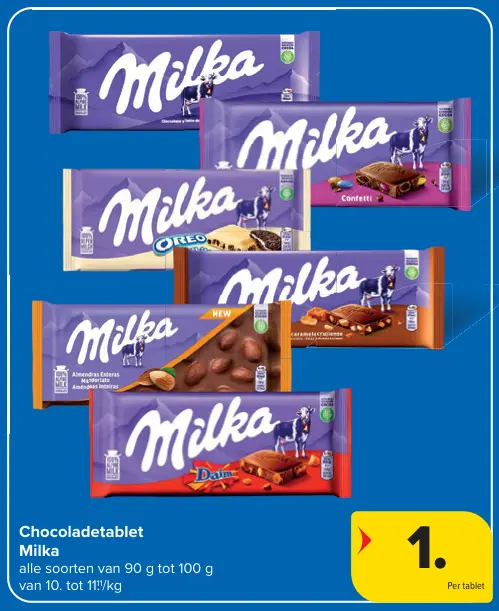 Promotie: Chocoladetablet