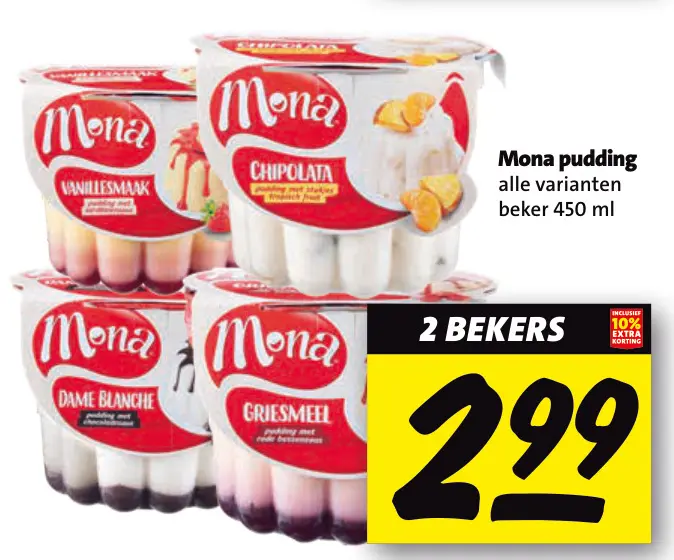 Aanbieding: pudding