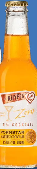 Aanbieding: De Kuyper Pornstar Martini Zero 20CL