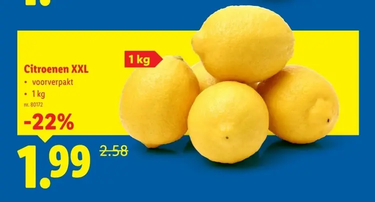 Aanbieding: Citroenen XXL