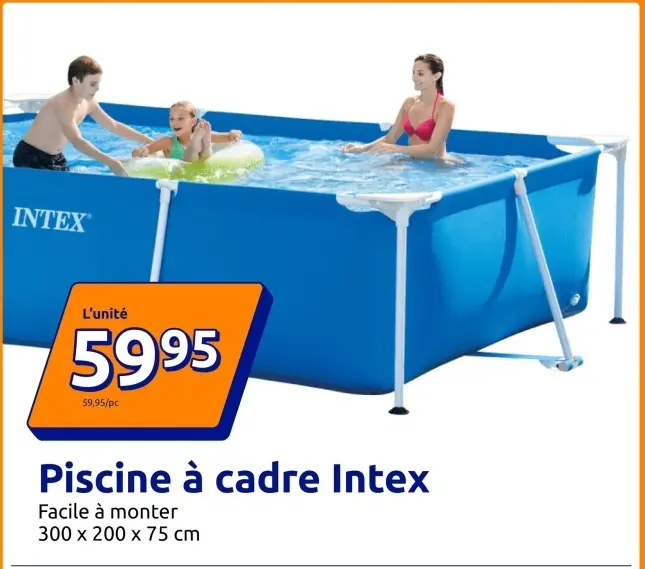 Offre: Piscine à cadre