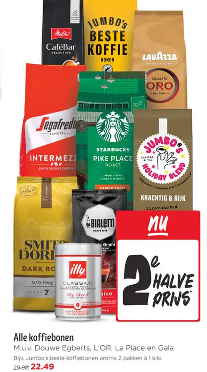 Aanbieding: Alle koffiebonen