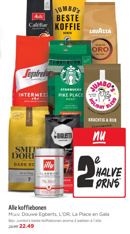 Aanbieding: Alle koffiebonen