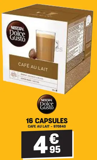 Promotie: Café au lait