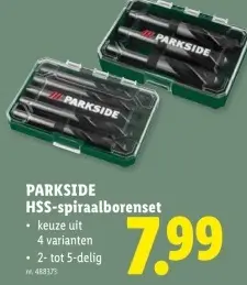 Promotie: HSS-spiraalborenset