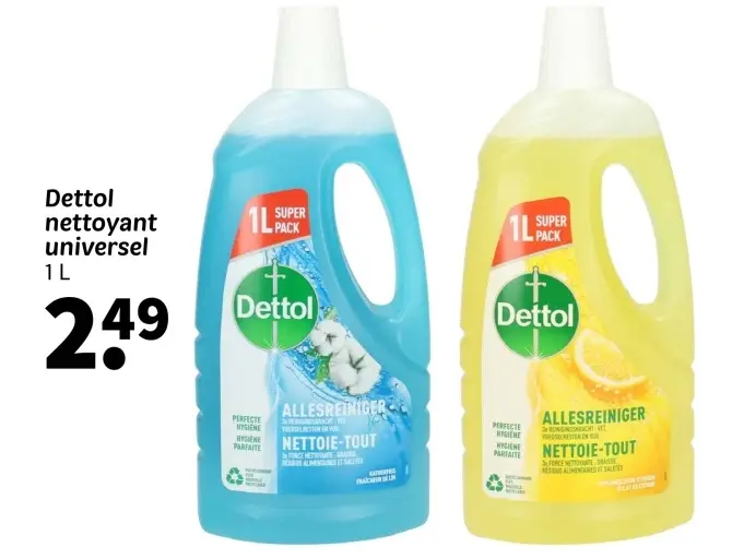 Offre: Dettol nettoyant universel