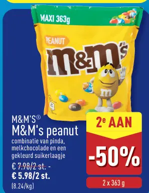 Promotie: M&M's peanut