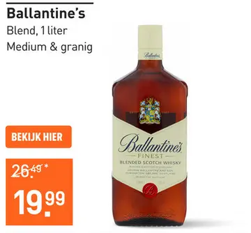 Aanbieding: Ballantine's 100CL