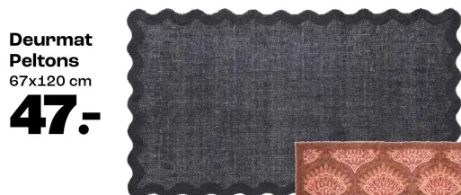 Promotie: Deurmat Peltons