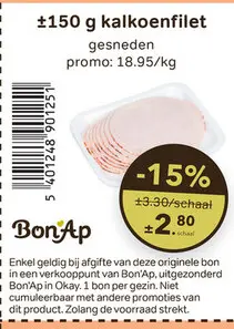 Promotie: kalkoenfilet