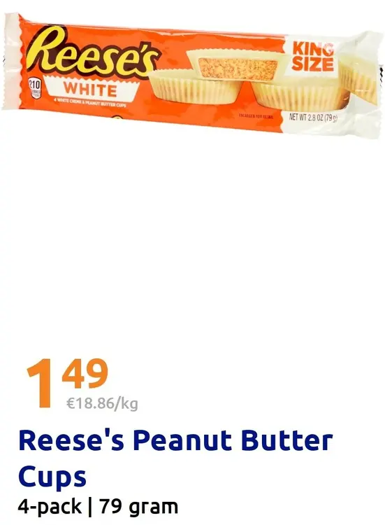 Aanbieding: Reese's Peanut Butter Cups
