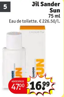 Aanbieding: Jil Sander Sun