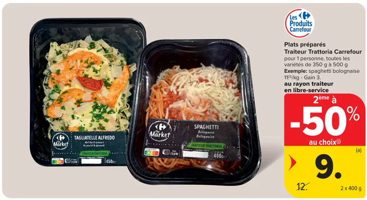 Offre: Plats préparés