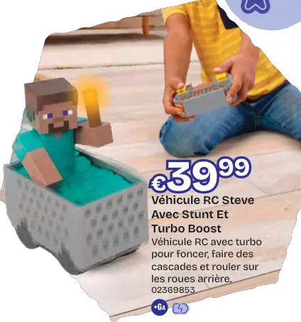 Offre: Véhicule RC Steve Avec Stunt Et Turbo Boost