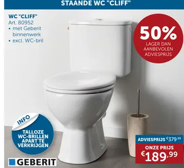 Aanbieding: WC "CLIFF"