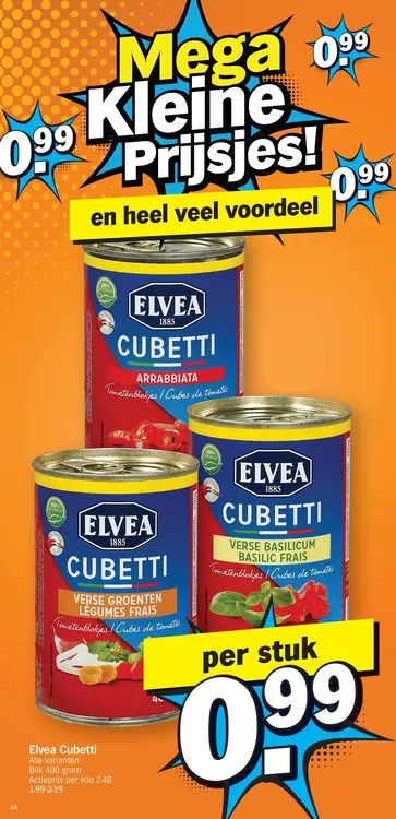 Promotie: Cubetti