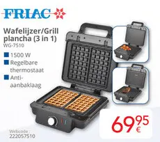 Promotie: Wafelijzer/Grill plancha (3 in 1)