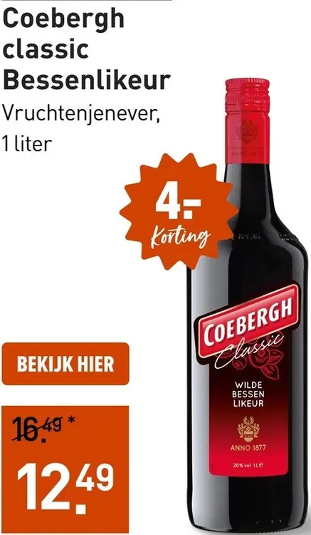 Aanbieding: Classic Bessenlikeur