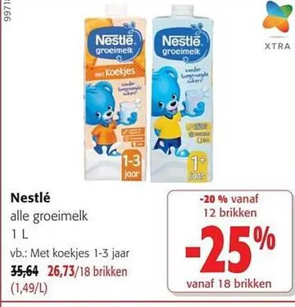Promotie: Nestlé alle groeimelk