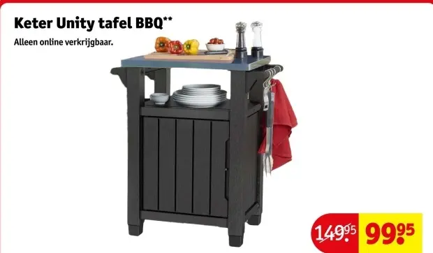 Aanbieding: Unity tafel BBQ