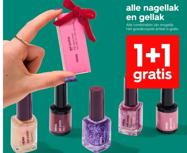 Aanbieding: nagellak en gellak