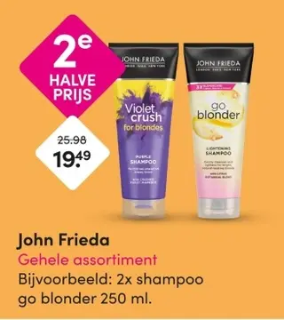 Aanbieding: John Frieda Gehele assortiment