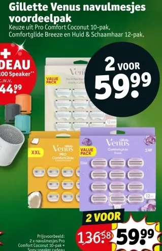 Promotie: Gillette Venus navulmesjes voordeelpak