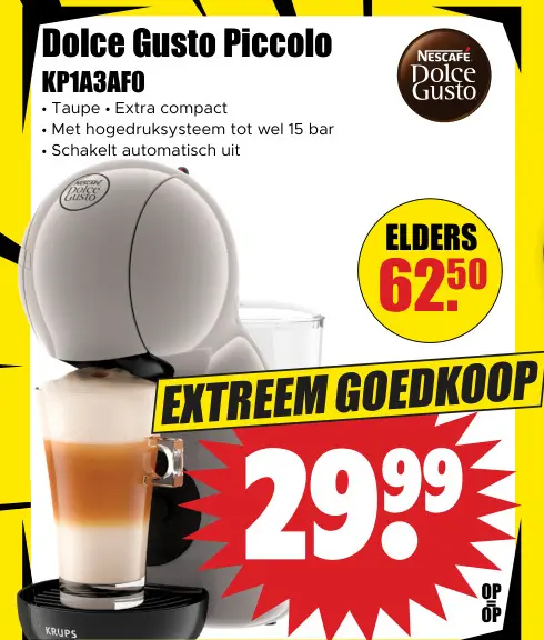 Aanbieding: Dolce Gusto Piccolo Kp1a3af0
