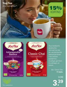 Aanbieding: Yogi Tea
