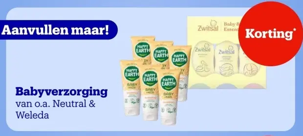 Aanbieding: Babyverzorging
