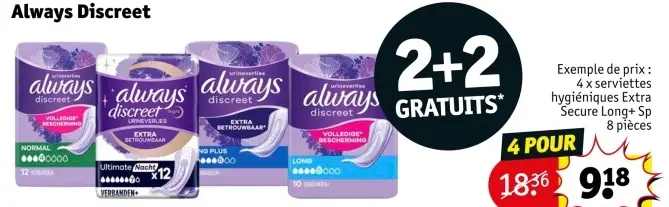 Offre: Always Discreet