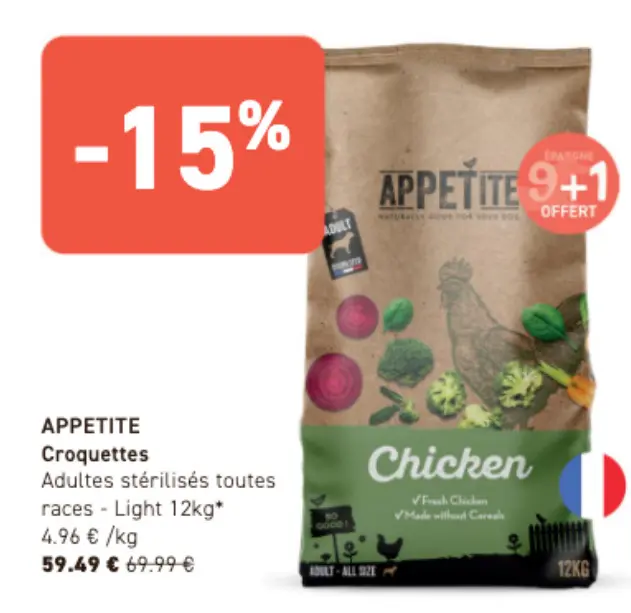 Offre: Croquettes Chicken