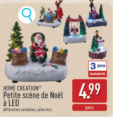Offre: Petite scène de Noël à LED