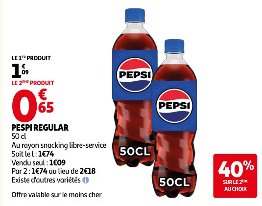 Promotie: Pepsi regular