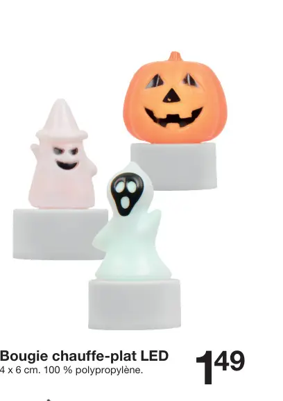 Offre: Bougie chauffe-plat LED