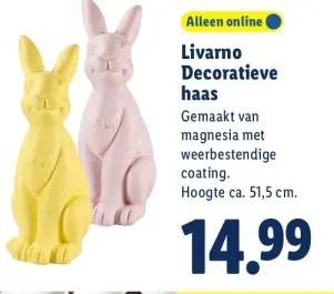 Aanbieding: Livarno Decoratieve haas
