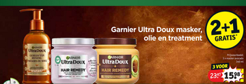 Aanbieding: Garnier Ultra Doux masker, olie en treatment