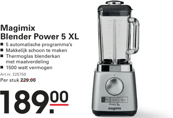 Aanbieding: Magimix Blender Power 5 XL
