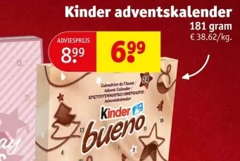 Promotie: Kinder adventskalender