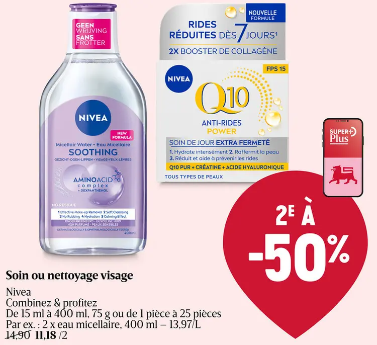 Offre: Soin ou nettoyage visage