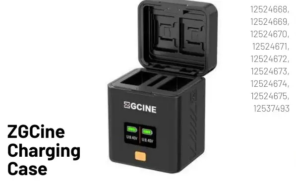 Promotie: ZGCine Charging Case