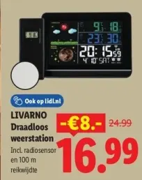 Aanbieding: Draadloos weerstation
