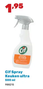 Aanbieding: Cif Spray Keuken ultra