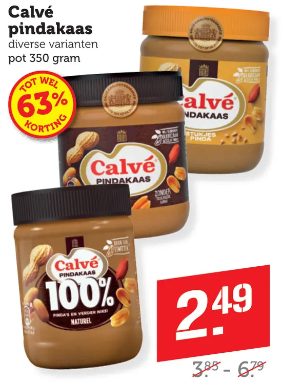 Aanbieding: Calvé pindakaas