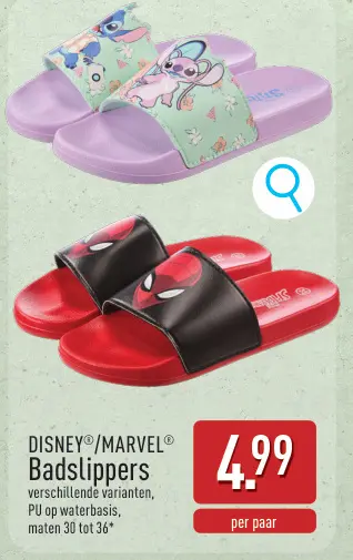 Promotie: Badslippers