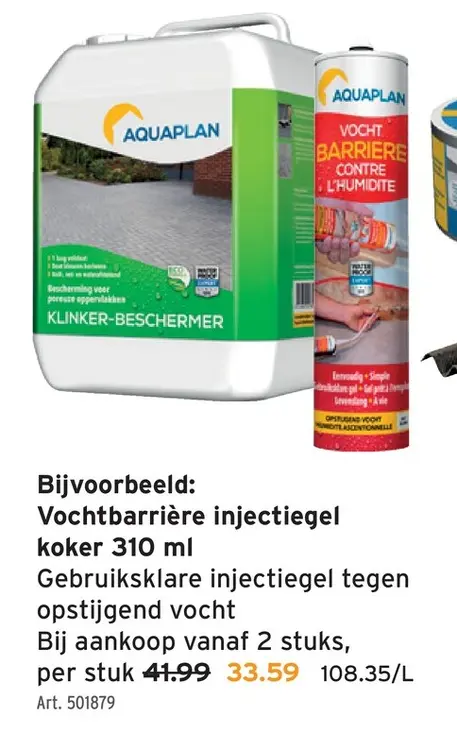 Promotie: Vochtbarrière injectiegel koker