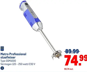 Aanbieding: Metro Professional staafmixer