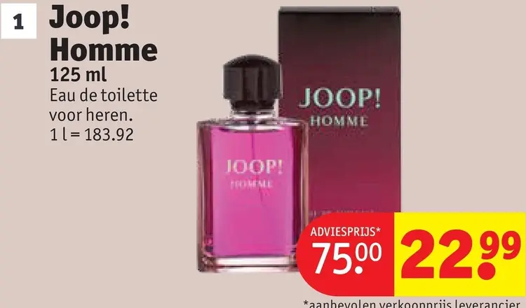 Promotie: Homme Eau de toilette voor heren