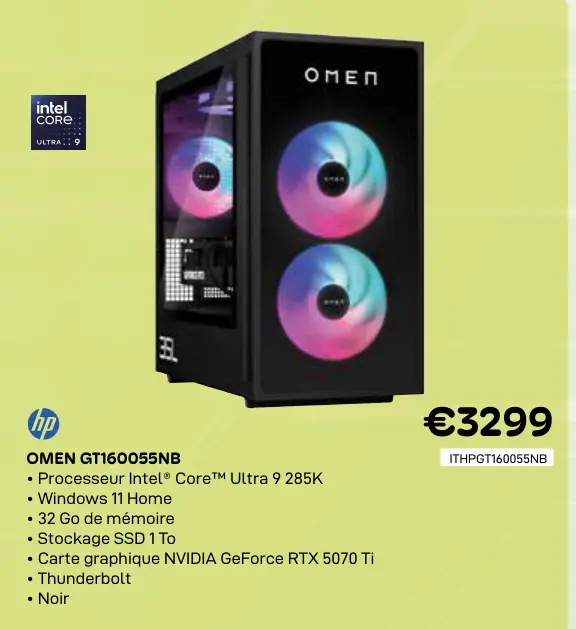 Offre: Omen gt160055nb