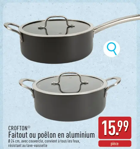 Offre: Faitout ou poêlon en aluminium